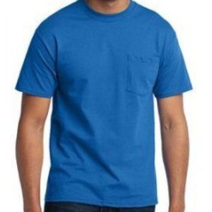Blue Hanes ComfortSoft 100% Cotton T-Shirt